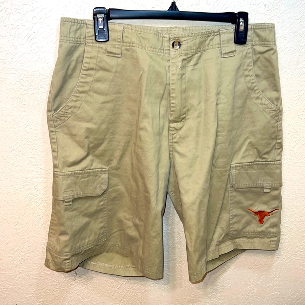 NCAA Texas Long Horns Tan Khaki Shorts